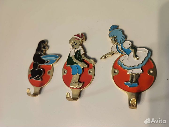 Крючки для вешалки СССР Буратино