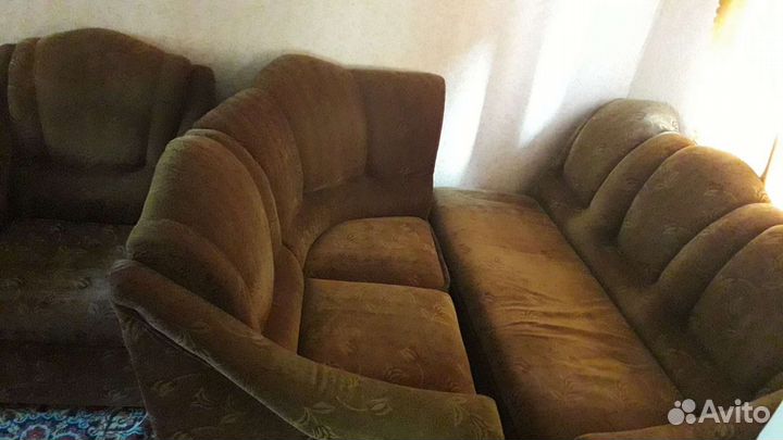 Угловой диван+ кресло