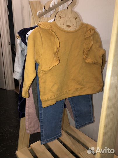 Пакет вещей на девочку 68 74 80 H&M Zara