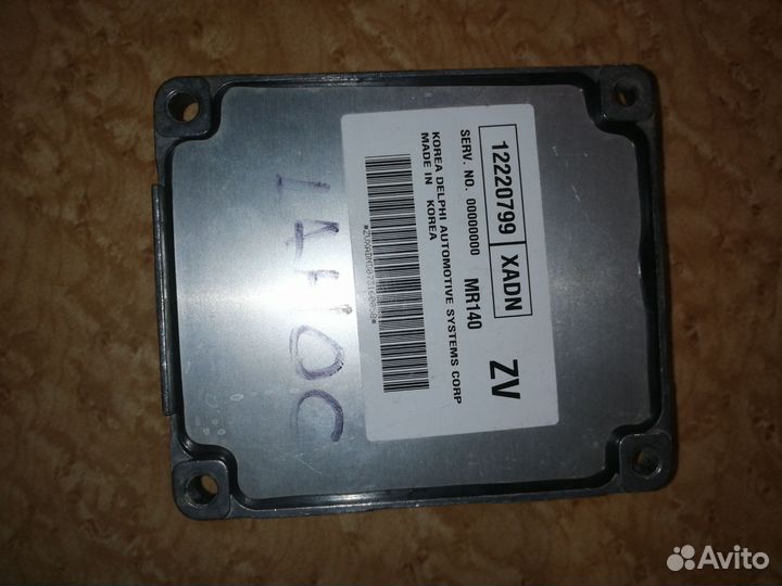 Блок управления двигателем шевроле ланос