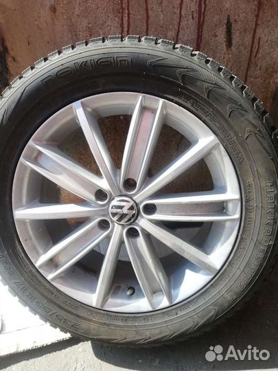Колеса с дисками r17 на Volkswagen Tiguan