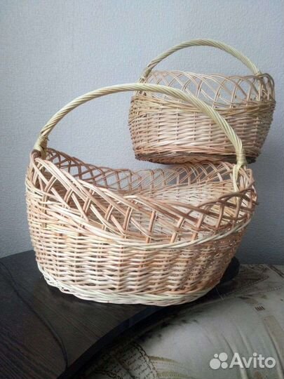 Пасхальные корзины из ивы