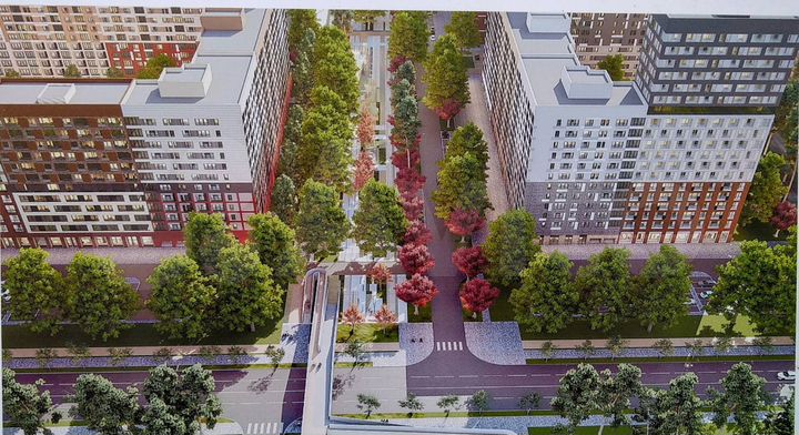 2-к. квартира, 58,2 м², 3/17 эт.