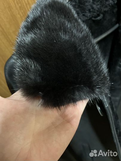 Дубленка натуральная мужская 52