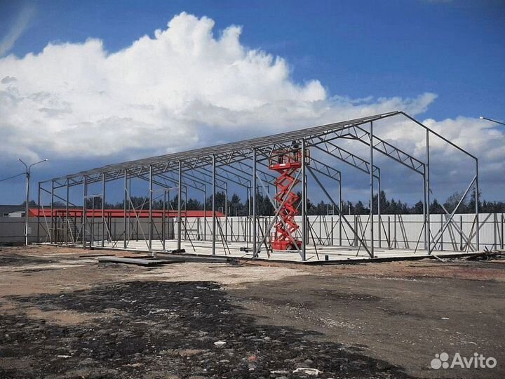 Ангар из сэндвич-панелей 15х20х5 м под ключ
