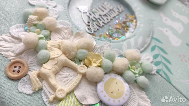 Детский фотоальбом ручной работы