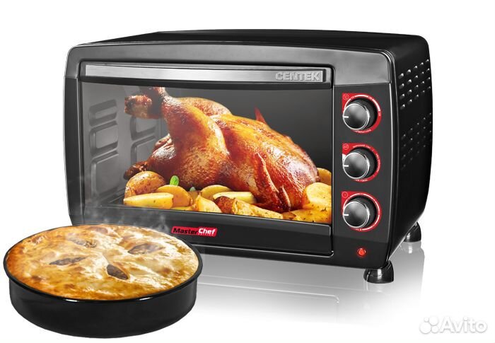 Жарочный шкаф Centek CT-1532-46 black (черн)