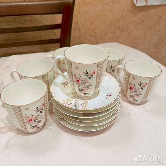 Фарфоровый набор лфз Яблоневый цвет