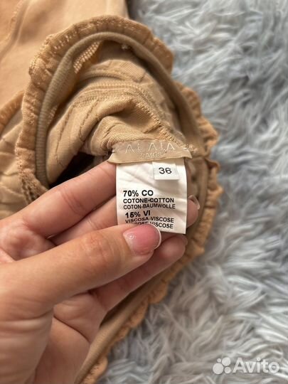 Топ Alaïa «Passiflor» 36 оригинал