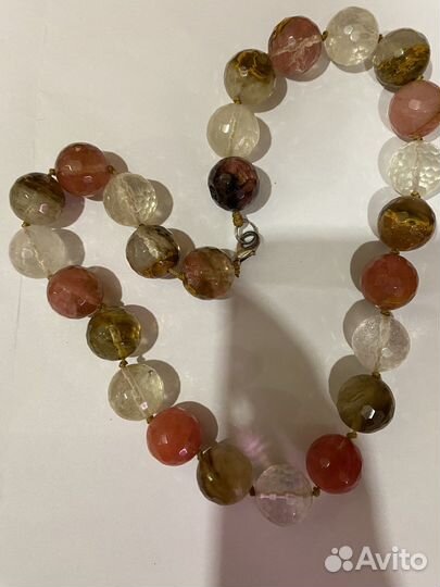 Бусы из агата