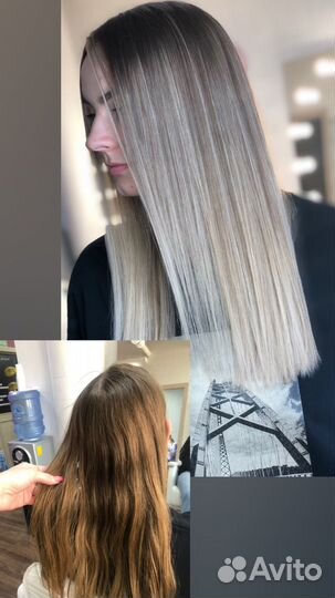 Сложное окрашивание волос