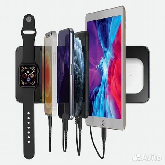 Зу Prestigio Revolt A6 6в1: PD, QC3, wireless Qi