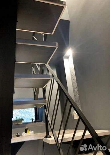 Лестница в стиле лофт