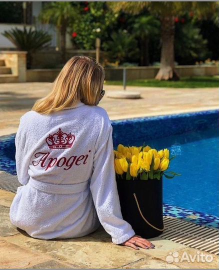 Халат с именной вышивкой