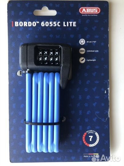 Велозамок Abus Bordo 5700 / 6055
