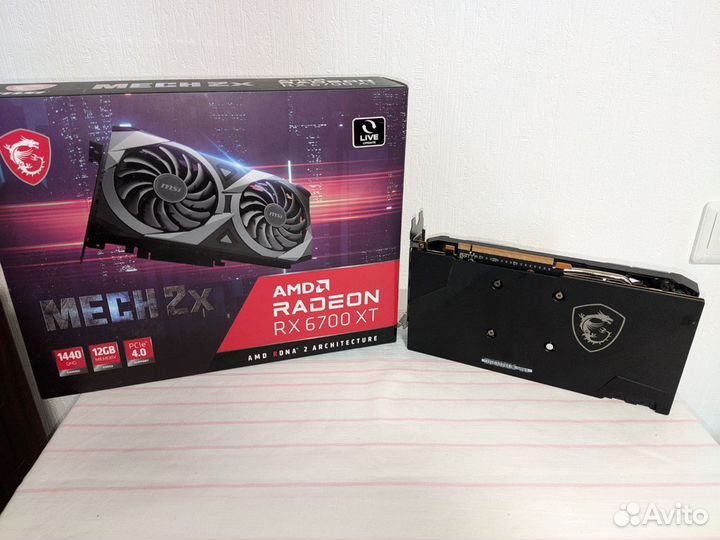 Видеокарта MSI AMD Radeon RX 6700 XT mech 2X