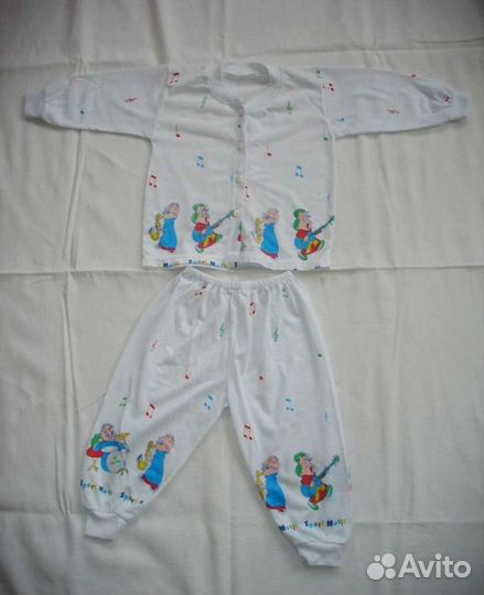 Пижама р. 80-92, на 1-2 года