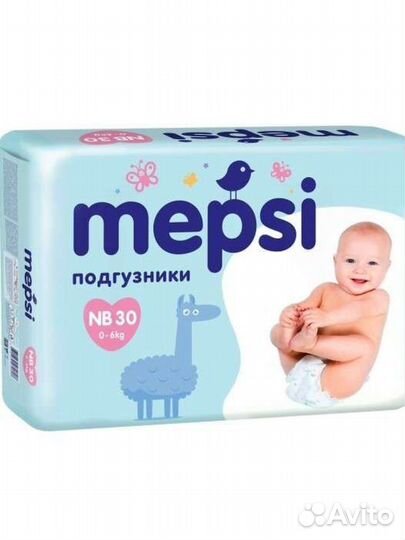 Подгузники mepsi 0-6 кг