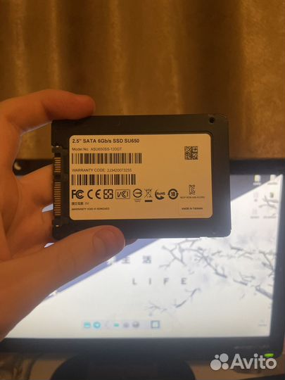 Жесткий диск 120 гб adata SU650