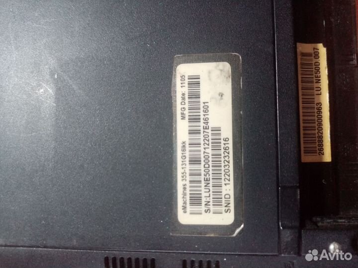 Нетбук Acer eMachines