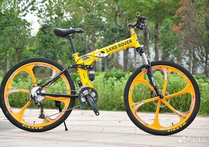 Велосипед на литых дисках. новый