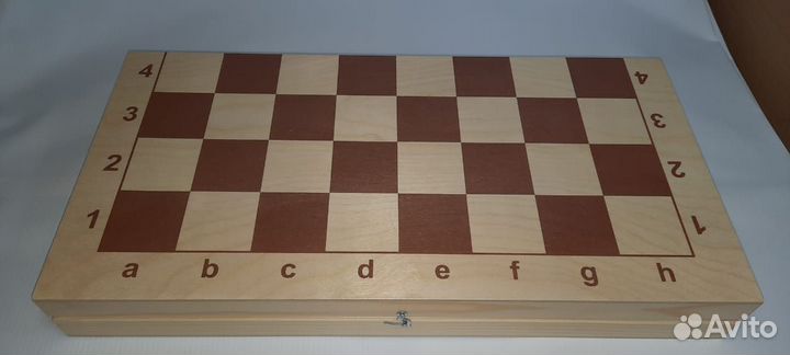 Шахматы деревянные большие с доской 47 см