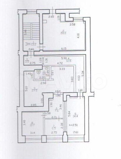 Свободного назначения, 90 м²