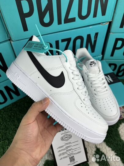 Nike Air Force 1 Black/White Оригинал