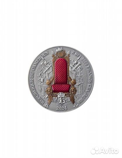 Могольская империя 2 Oz Монета Серебро 2000 Франко