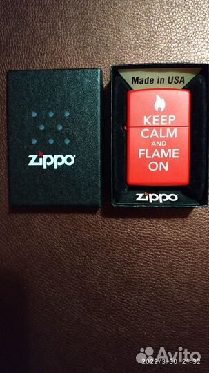 Zippo 28671 keep calm AND flame ON