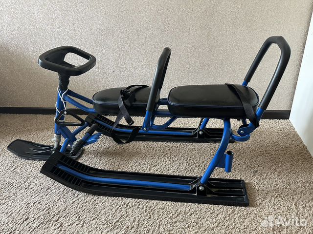 Снегокат детский для двоих детей