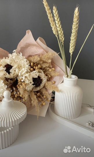 Подарочный гипсовый набор и свечи почти бесплатно