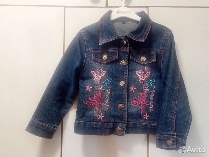 Джинсовка для девочки 116-122