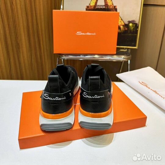 Кроссовки Santoni для модников