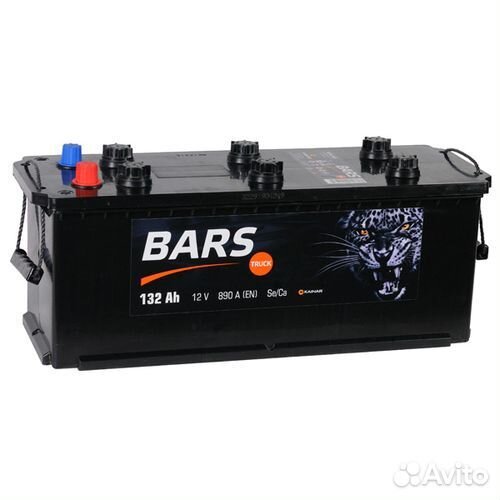 Аккумулятор bars 132 А/ч новый доставка