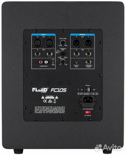 Студийный сабвуфер Fluid Audio FC10S