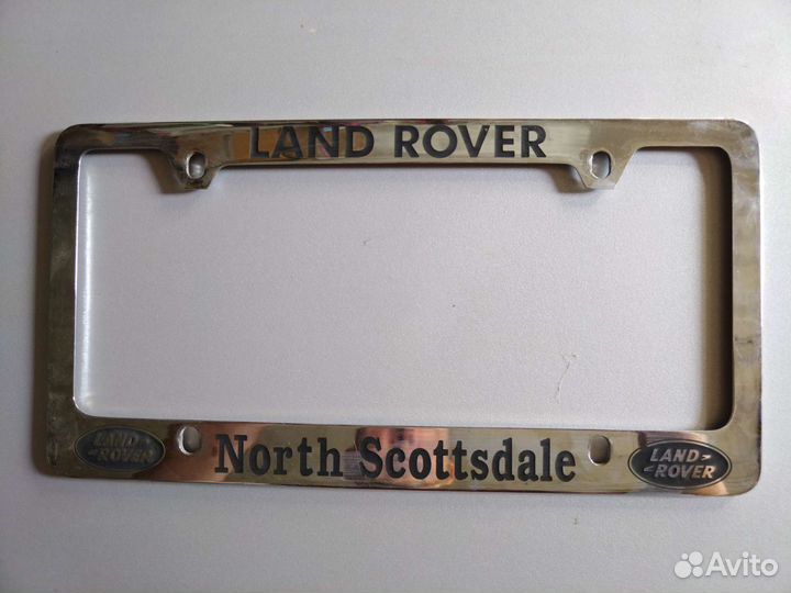 Фирменная рамка land rover