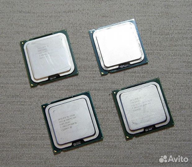 Процессоры Intel LGA775 Celeron Pentium 4 Core2Duo