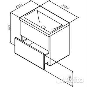 Тумба с раковиной