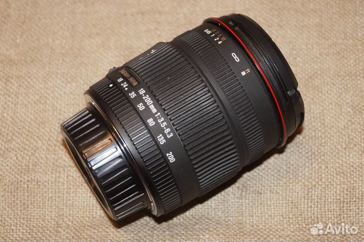 Sigma AF 18-200mm 3.5-6.3 DC для Nikon с дефектом