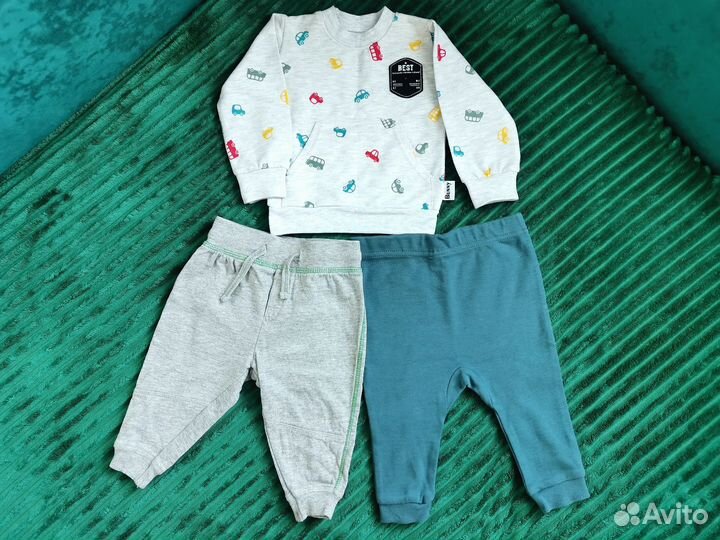 Вещи пакетом на мальчика 62 68