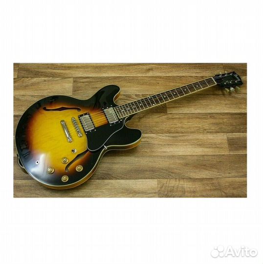 Полуакустическая гитара Burny RSA70 BS (кейс в ком