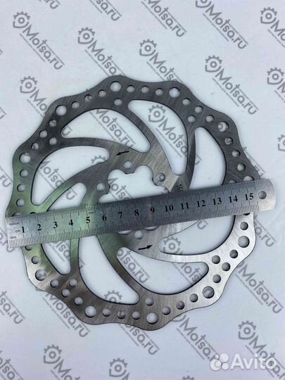 Диск тормозной вело 160 мм 6 отв