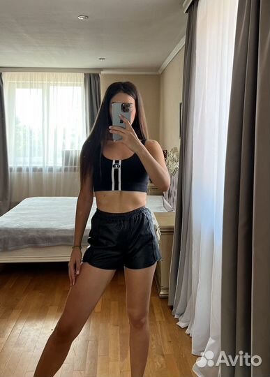 Шорты из натуральной кожи (xs)