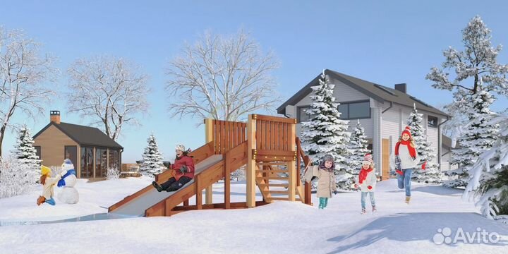 Зимняя горка Савушка Зима 1