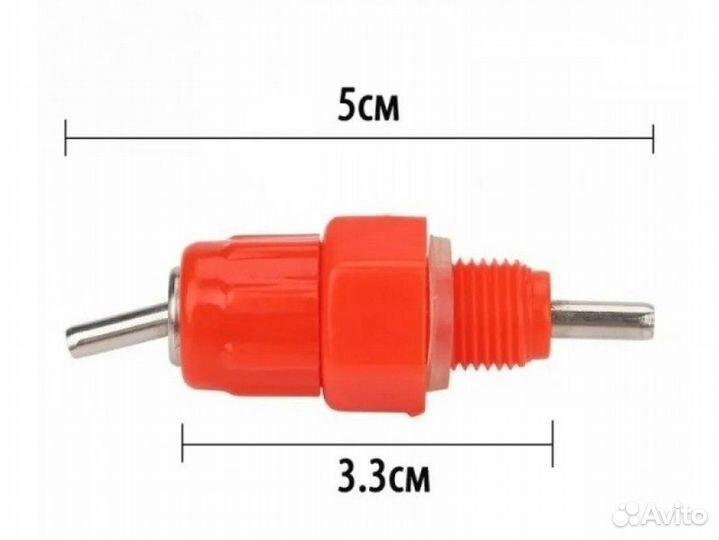 Ниппельные поилки для кур и цыплят нп-4