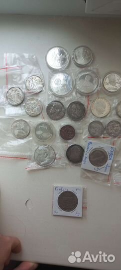 Коллекция Серебряных монет Оригиналы