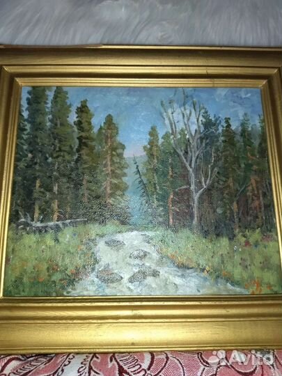Картина маслом на холсте пейзаж