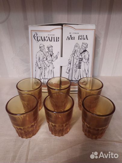 Рюмки новые 6 шт набором