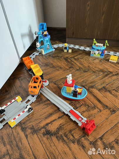 Lego duplo железная дорога поезд